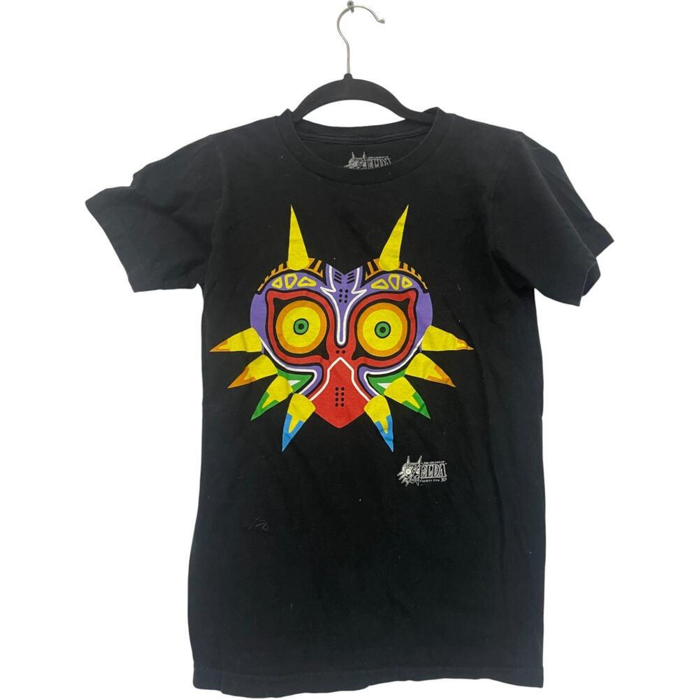 Vintage The Legend of Zelda Majoras Mask Short Sleeve T-Shirt Mens Size XS Black